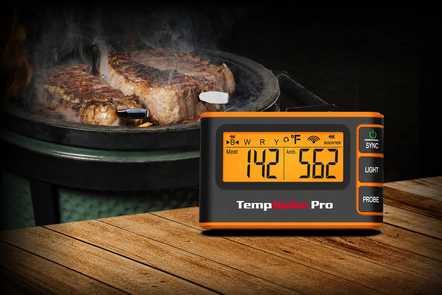 Termómetro para carne TP980 TempSpike Pro con Wi-Fi (2 sondas)