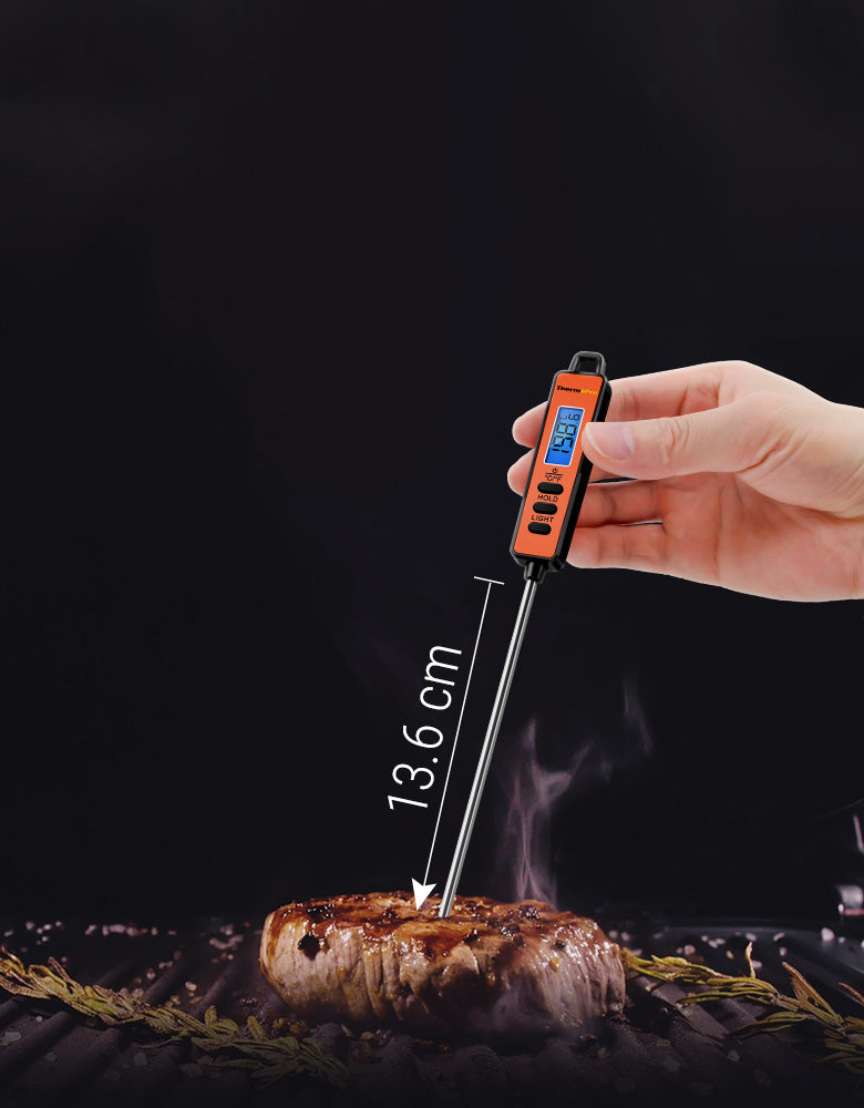 Termómetro infrarrojo TempPro TP30 y Termómetro de lectura instantánea digital para carne TempPro TP01S
