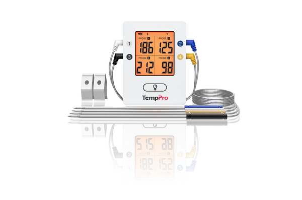 Termómetro Inalámbrico para Carne TempPro TempSync PRO TP25 — 4 Sondas, Bluetooth Inteligente