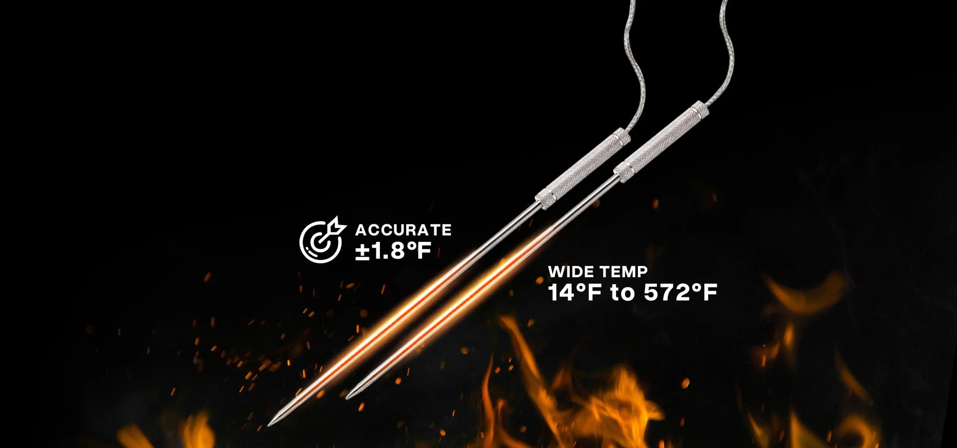 TempPro TP826 Wireless Meat Thermometer — Bluetooth, App Monitoring