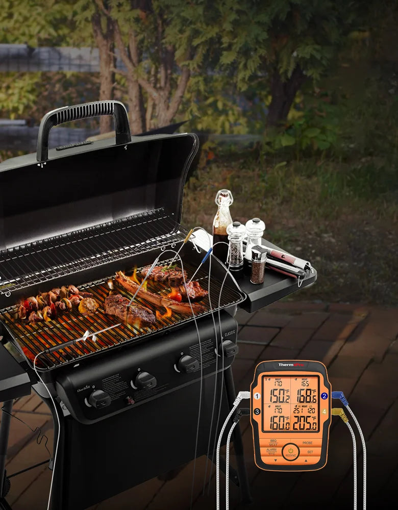 TempPro TP827B Wireless Meat Thermometer — Bluetooth, App Alerts