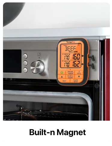 TempPro TP828B Wireless Meat Thermometer — Bluetooth, App Monitoring