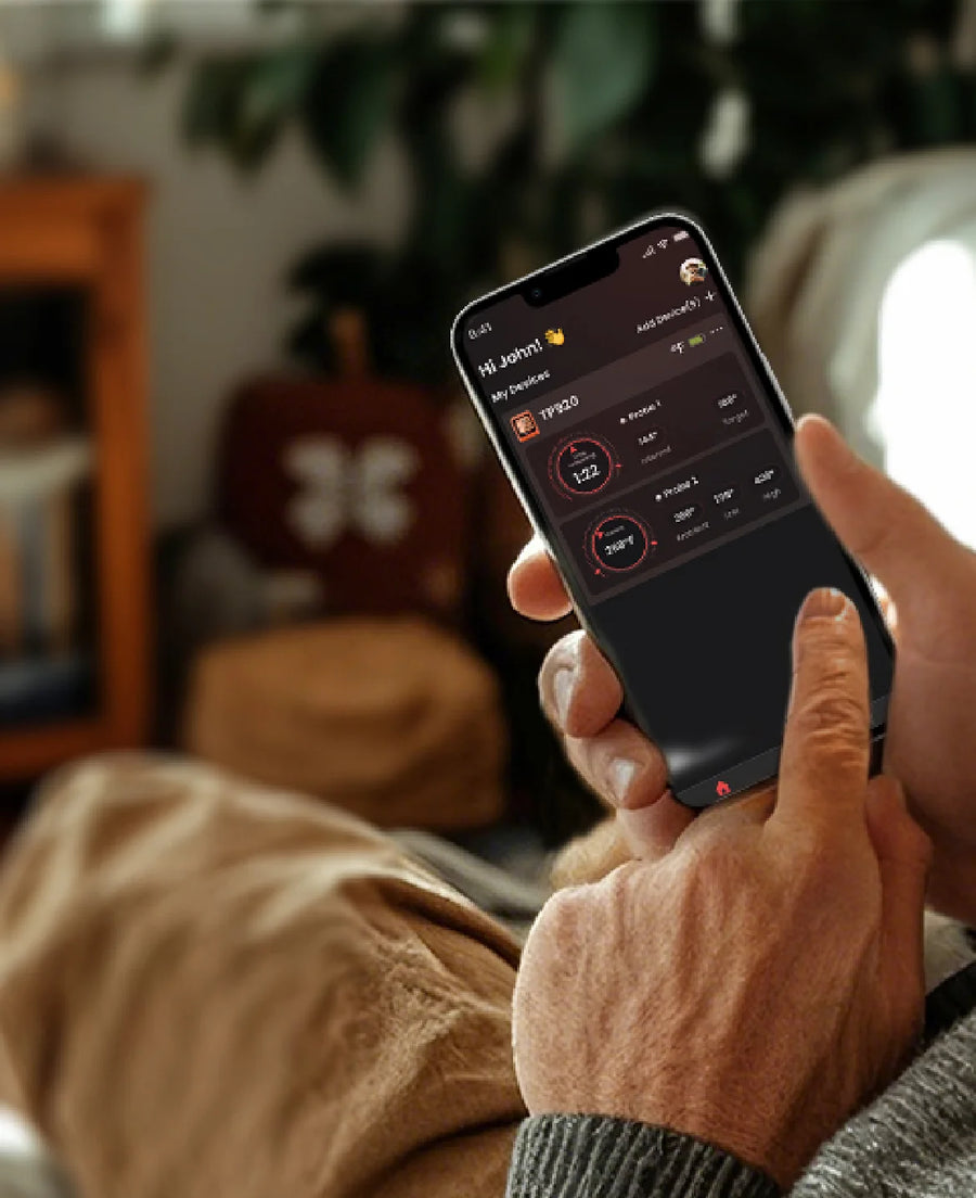 Thermomètre à viande sans fil TempPro TempSync ELITE TP920 — Bluetooth intelligent, alertes d'application