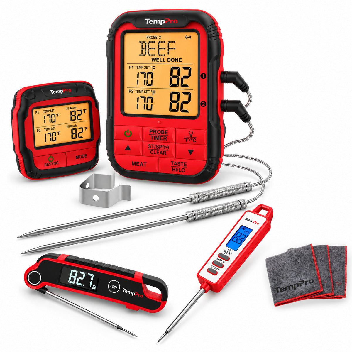 500FT Backyard Duo: TP828BW Wireless, TP620 & TP01AW (or TP01A) Instant-Reads + FREE Towel Set ($125 Value)