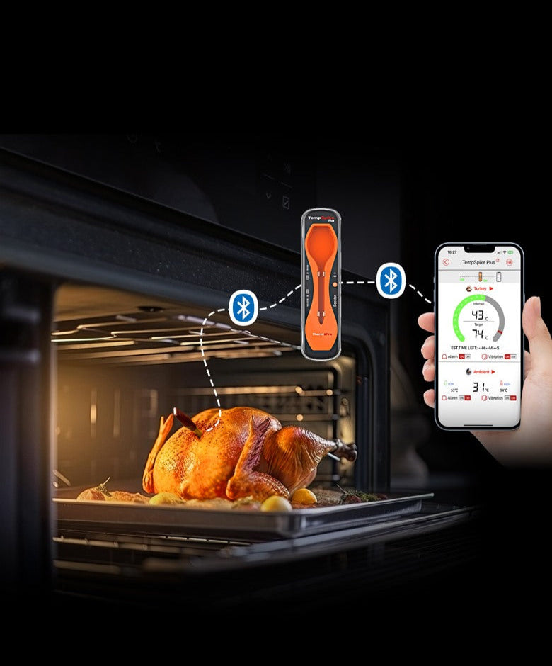 TempPro TempSpike TP960B Smart Wireless Meat Thermometer — Truly Wireless, Bluetooth