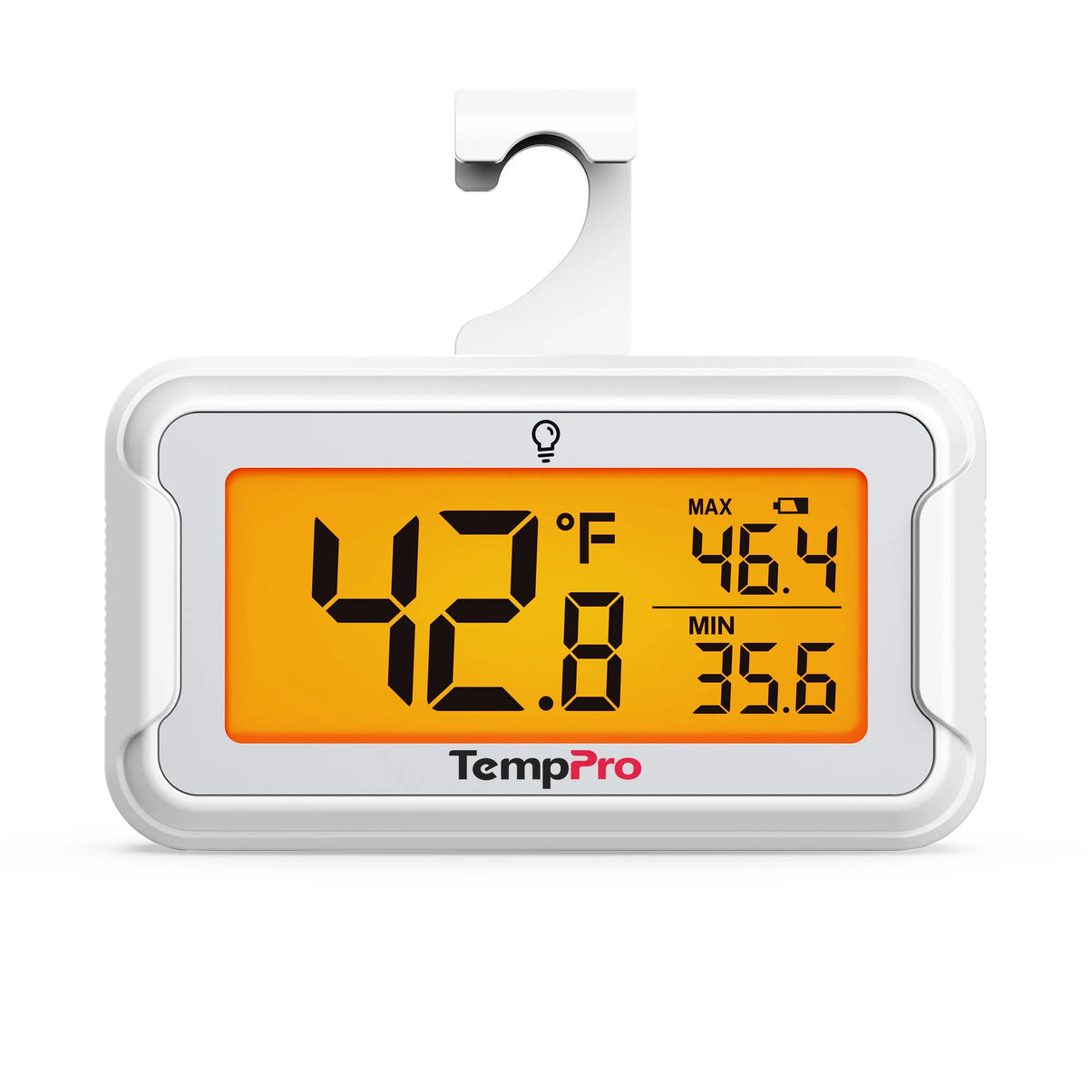 Termómetro digital para refrigerador y congelador TempPro TempAir CORE TP110 — Impermeabilidad IPX6, ±1.0 °C