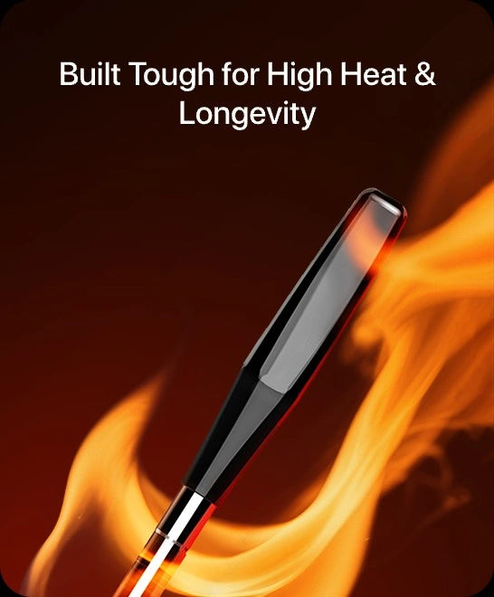 TempPro TempSpike Plus TP970 Smart Wireless Meat Thermometer — Truly Wireless, 600-ft Bluetooth