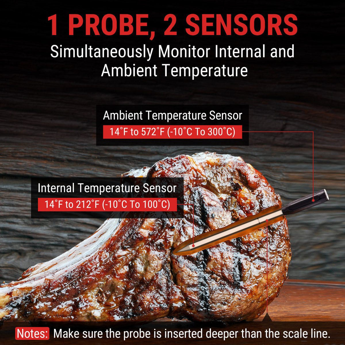 one probe two sensors