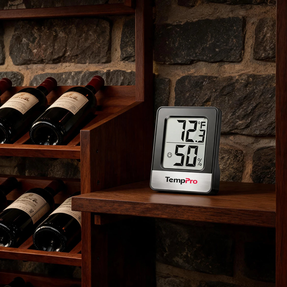 TempPro TempAir CORE TP49 Indoor Thermometer & Hygrometer — ±1°F/±2% RH, Comfort Indicator