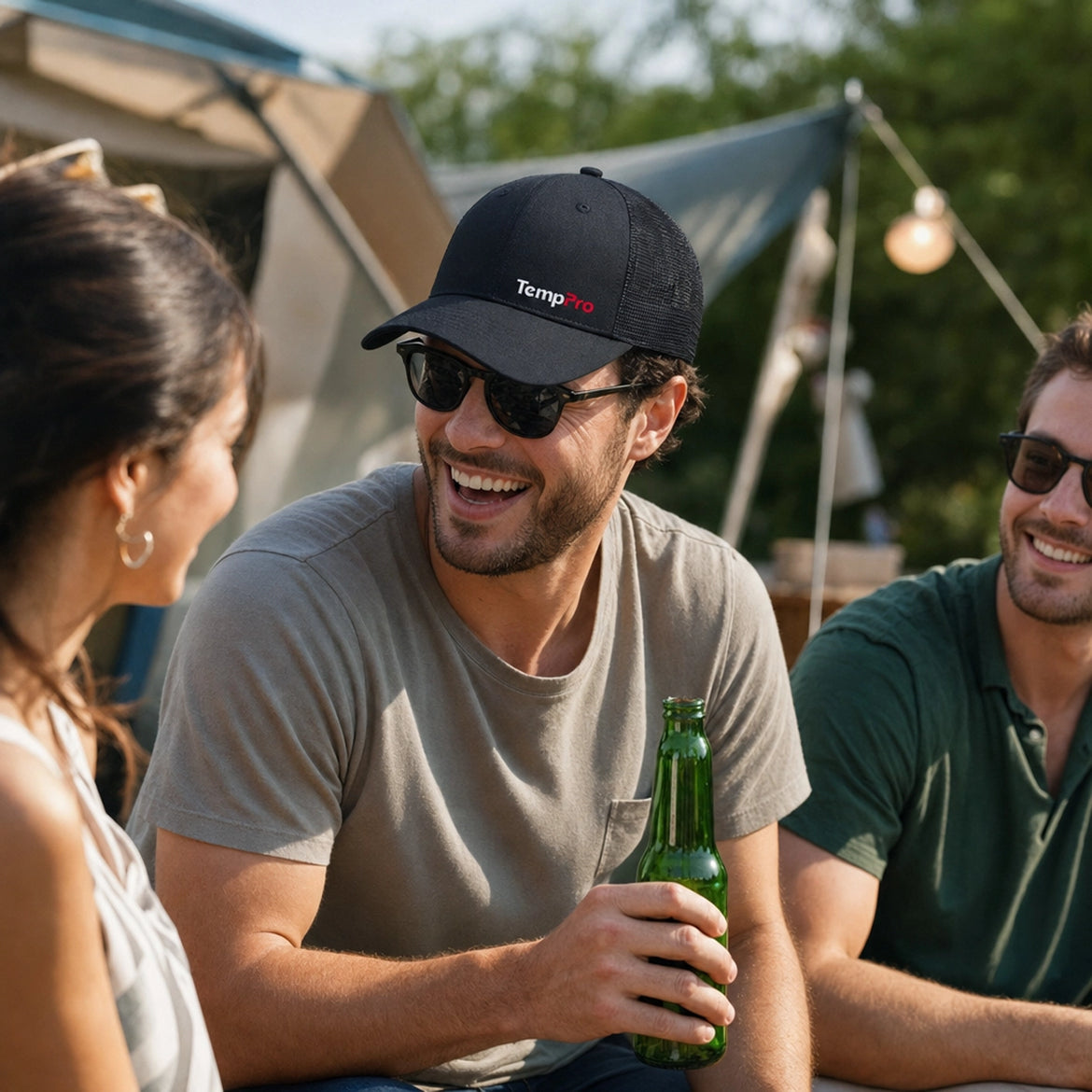 Gorra de barbacoa TempPro — Ajustable, cómoda