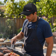 Gorra de barbacoa TempPro — Ajustable, cómoda