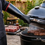 TempPro TP100 Waterproof BBQ Gloves — 932°F Heat-Resistant, 14" Sleeves
