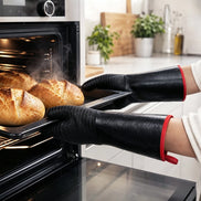 TempPro TP100 Waterproof BBQ Gloves — 932°F Heat-Resistant, 14" Sleeves