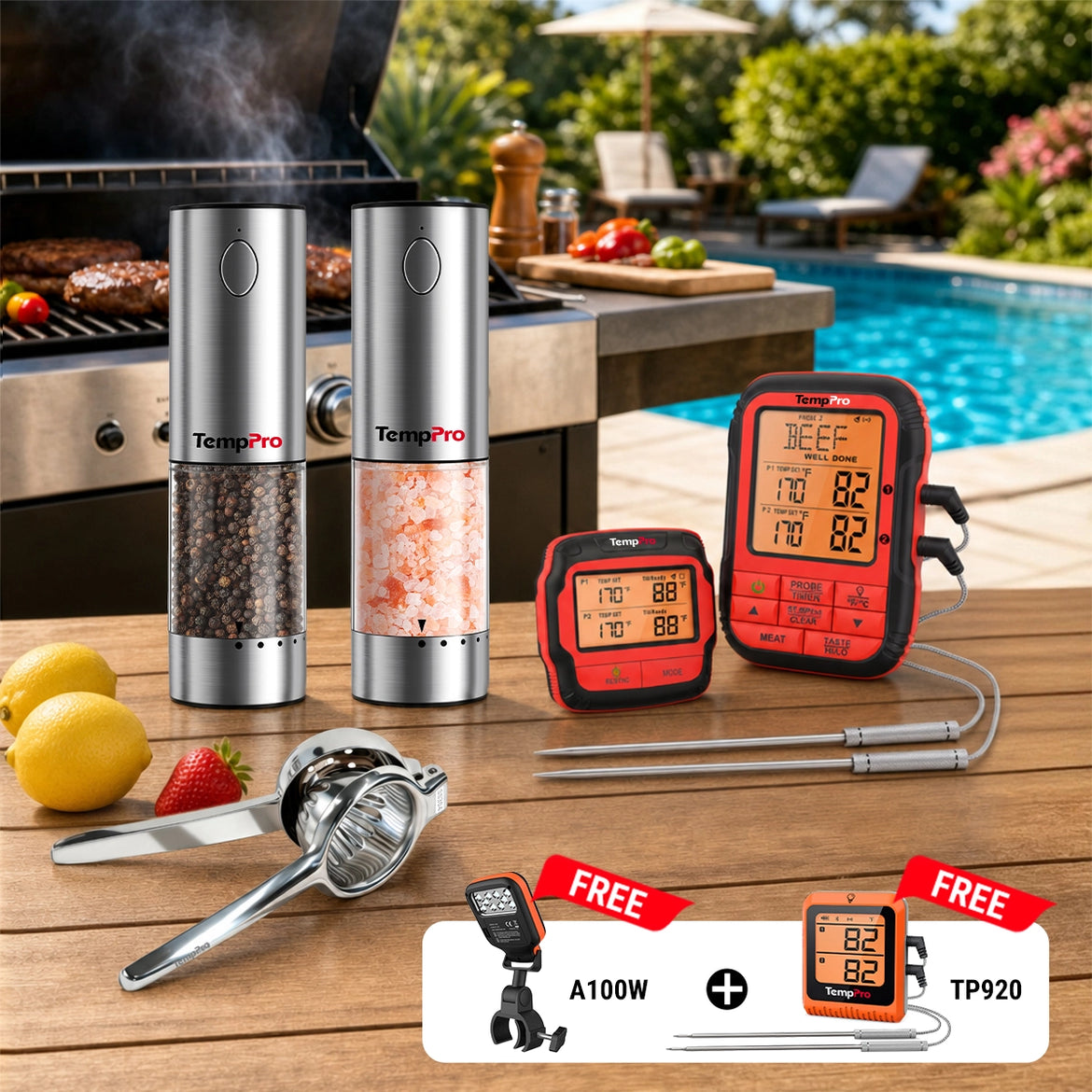 Poolside Barbecue Party Main Set