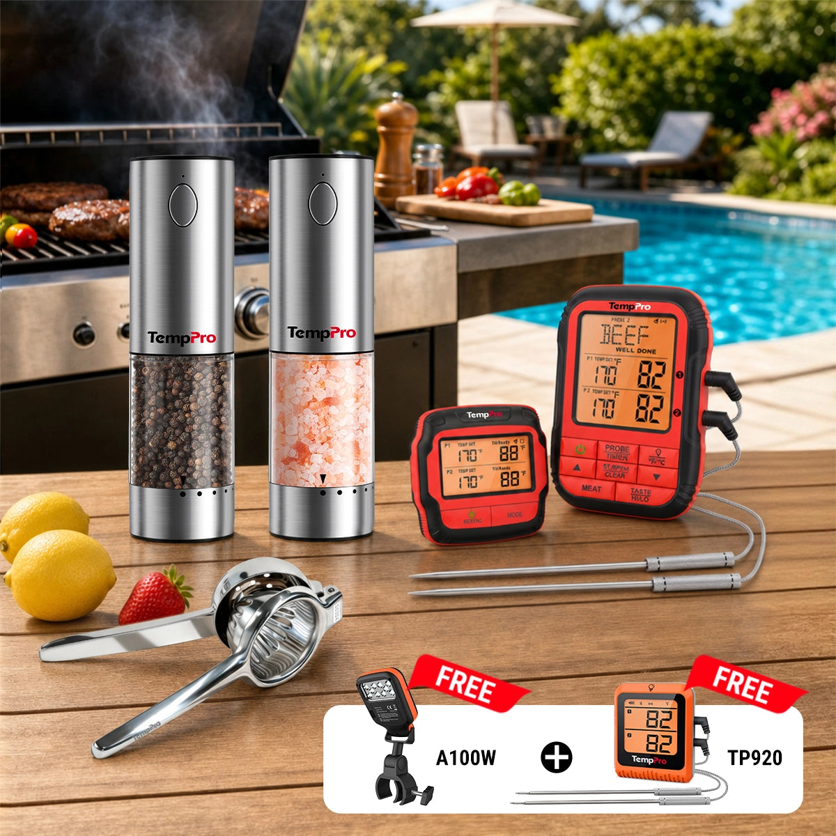 Poolside Barbecue Party Main Set