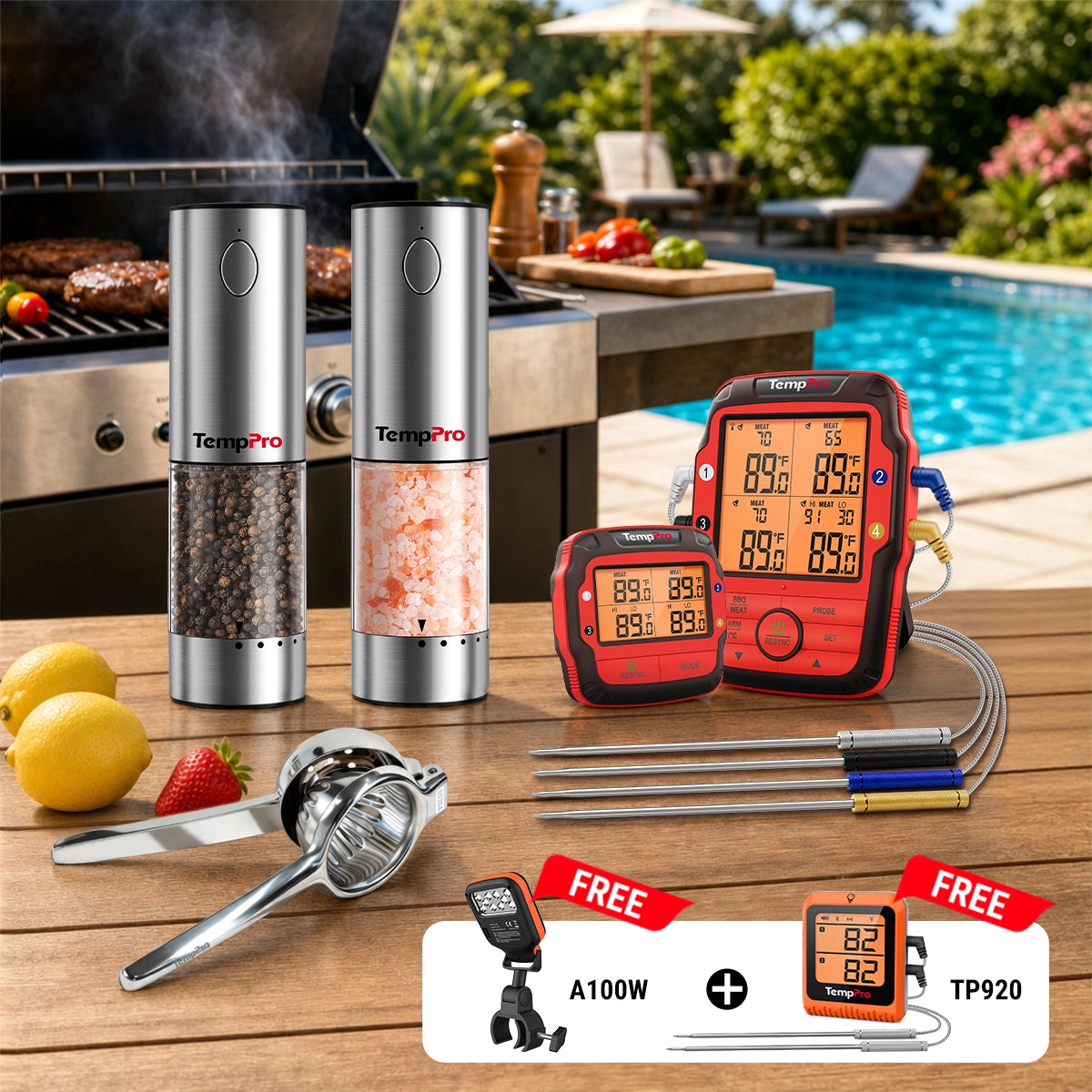 Poolside Barbecue Party Main Set