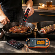 TempPro Twin TempSpike Plus TP972 Wireless Meat Thermometer + TP622W Lightning Instant-Read Thermometer — Value Pack