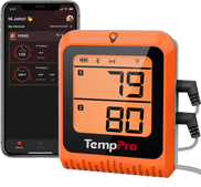 Kit Pitmaster : sans fil longue portée 300 m (1 000 pi), Bluetooth et 2 thermomètres à lecture instantanée