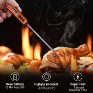 Thermomètre à viande à lecture instantanée TempPro TempSwift CORE TP01A — Lecture en 1 seconde, Sonde de 5,3 pouces