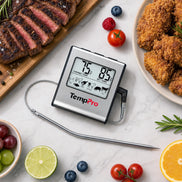 TempPro TempTrack CORE TP16 Leave-In Meat Thermometer — Oven & Grill Safe, Programmable Alarm
