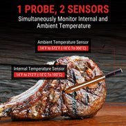 TempPro TempSpike TP960 Smart Wireless Meat Thermometer — Truly Wireless, Bluetooth