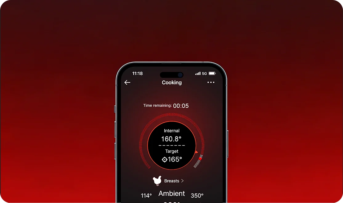 TempPro TempSpike TP960 Smart Wireless Meat Thermometer — Truly Wireless, Bluetooth