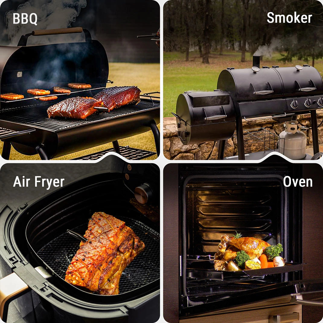 Thermomètre à viande Bluetooth sans fil TempSpike Plus TP971 – Portée de 183 m