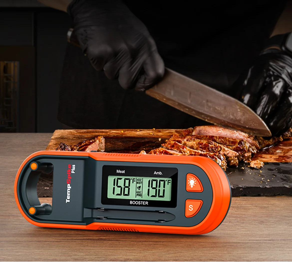 Thermomètre à viande Bluetooth sans fil TempSpike Plus TP971 – Portée de 183 m