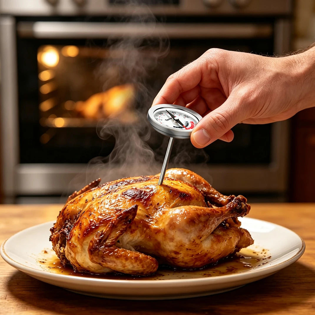 Termómetro de carne de lectura instantánea TempPro APT200-12A - Esfera sin batería, sonda de 5.1"