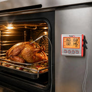 TempPro TP17W Dual-Probe Leave-In Meat Thermometer—Timer, USDA Presets & High/Low Alarm