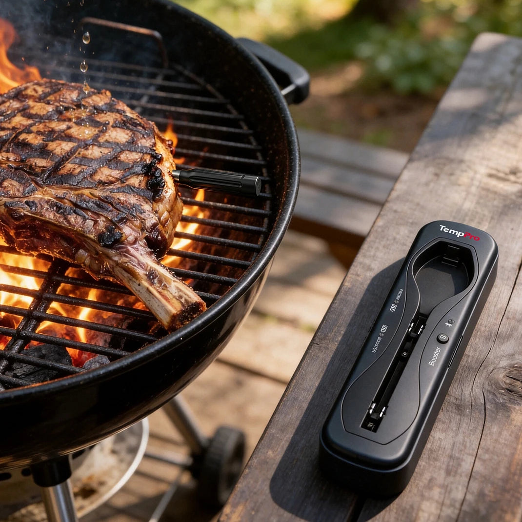 Termómetro inalámbrico para carne TP960 TempSpike con Bluetooth (alcance de 152 m)
