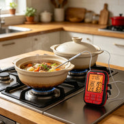 Termómetro inalámbrico TempPro TempSync PLUS TP828BW para carne — RF de 152 m, sondas dobles, 4 modos de alarma · Edición para tiendas