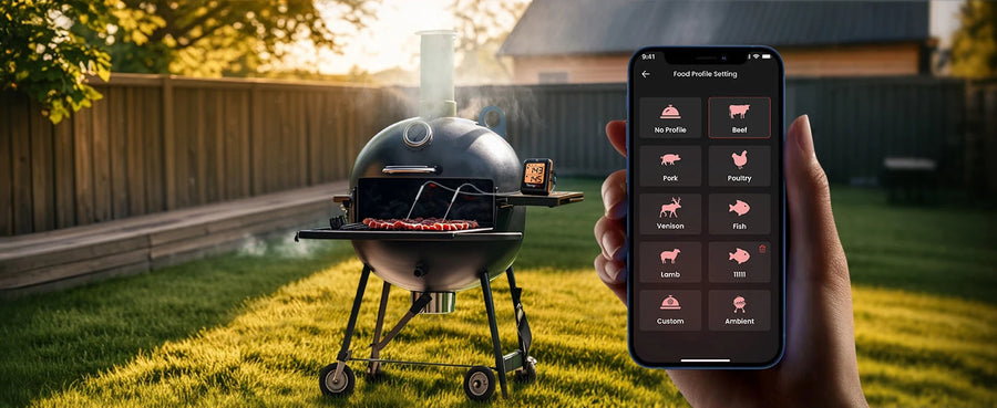 Termómetro inalámbrico para carne con Bluetooth TP920