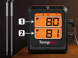 Termómetro inalámbrico para carne con Bluetooth TP920