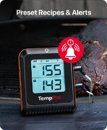 Termómetro inalámbrico para carne con Bluetooth TP920
