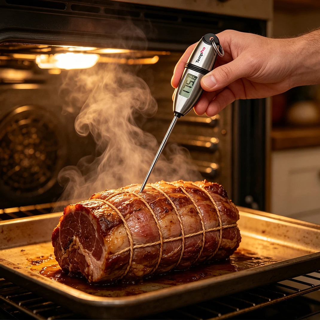 TempPro TempSwift CORE TP02S Instant-Read Meat Thermometer — 1-Second Read, 5.3" Long Probe
