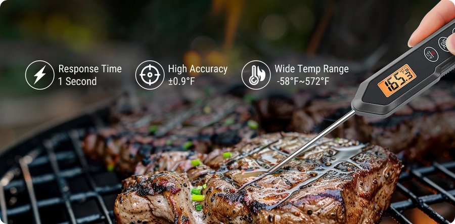 Pitmaster Kit: 1,000' Long-Range Wireless, Bluetooth & 2 Instant-Reads