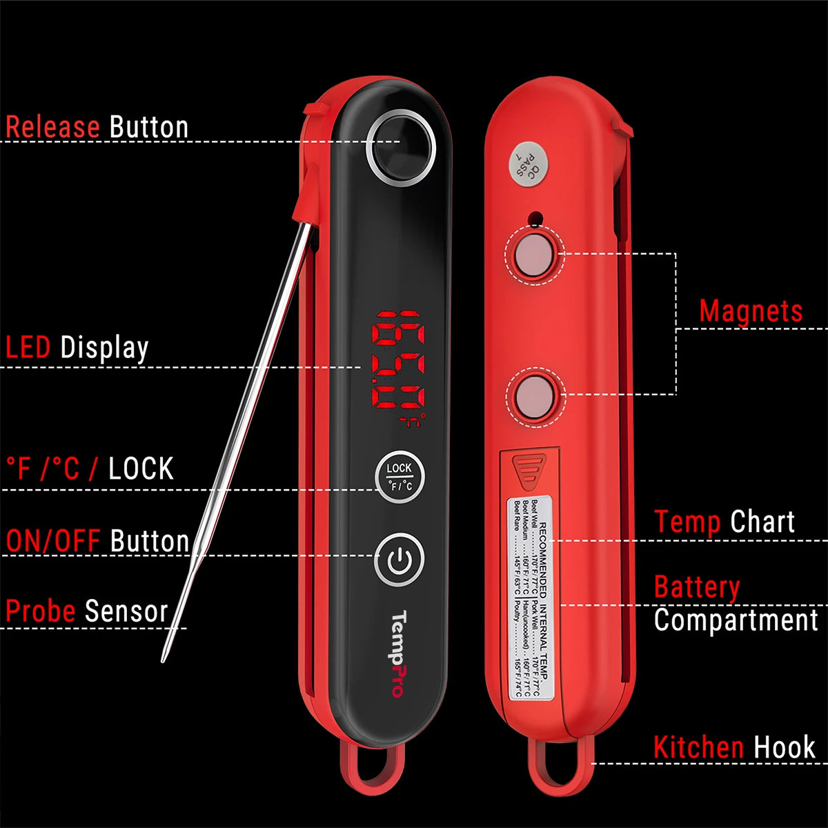 temppro instant read thermometer tp18sw 7