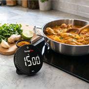 Temporizador digital de cocina TempPro TM04B - Control de un toque, LED de 3.1"