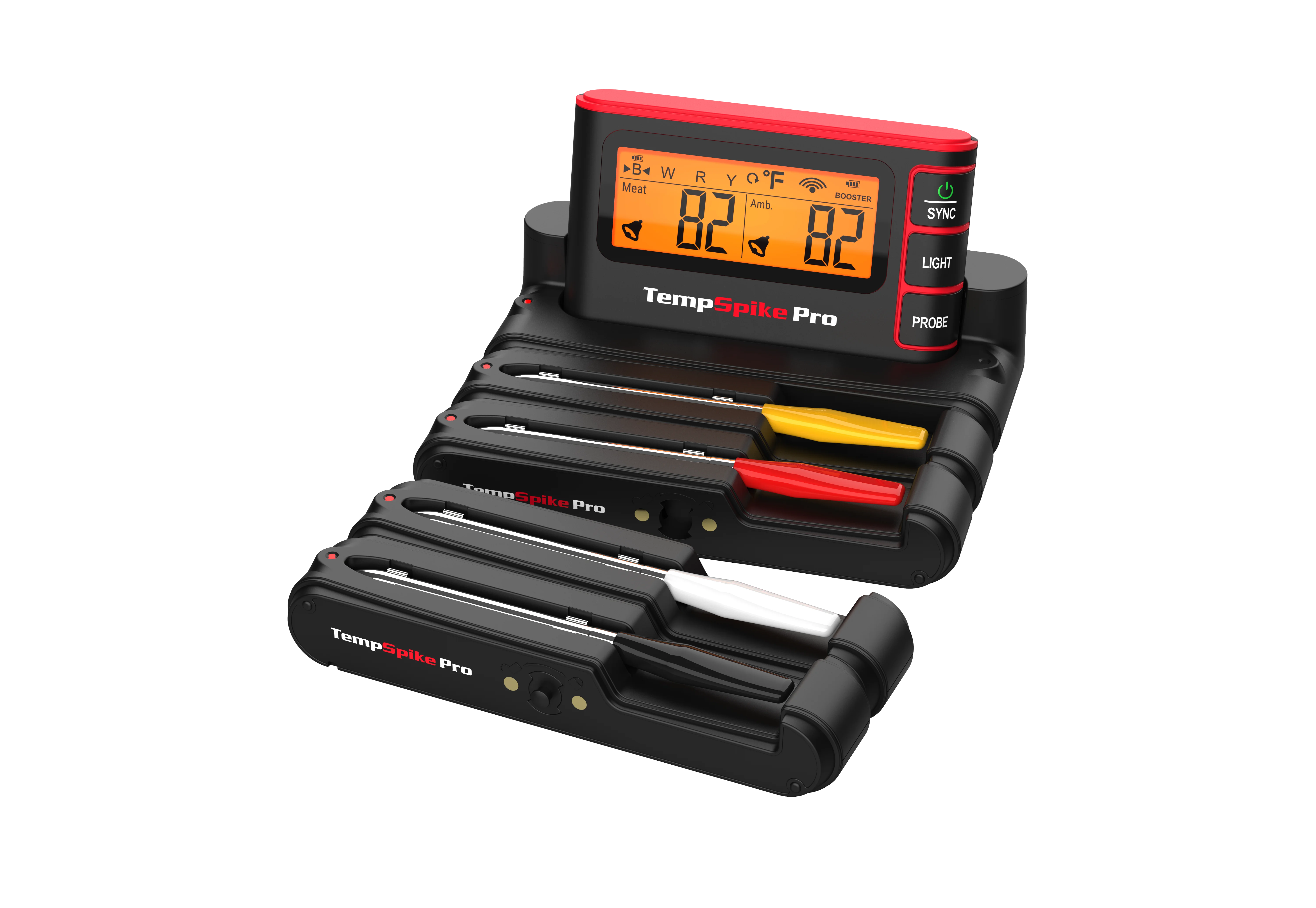 TempPro TempSpike Pro TP980 Smart Wi-Fi Meat Thermometer — Up to 4 Probes, Wi-Fi + 1,060-ft Bluetooth