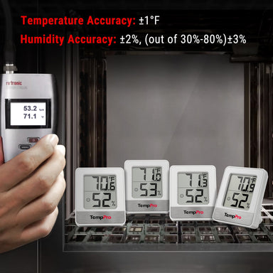 TP49W 3-Packs Digital Indoor Thermometer Hygrometer