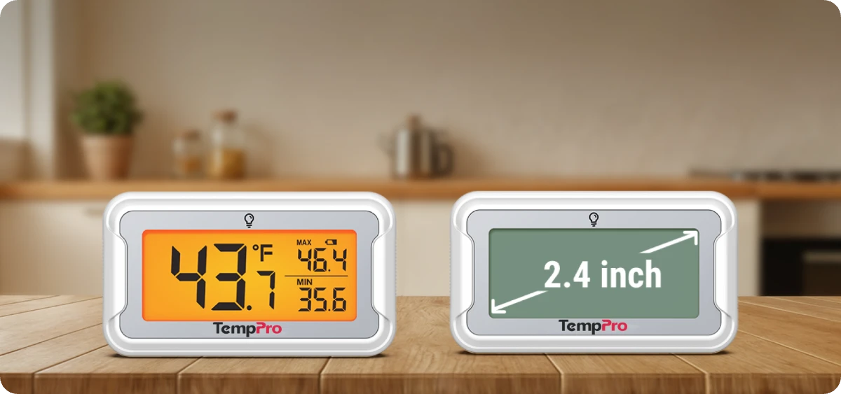 TP110 Paquete de 2 termómetros para refrigerador