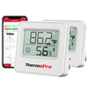 Termómetro higrómetro Bluetooth para interiores ThermoPro TP357 (paquete de 2)