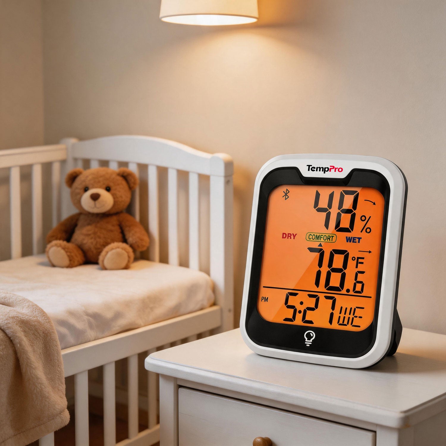  Termómetro higrómetro Bluetooth para interiores ThermoPro TP358