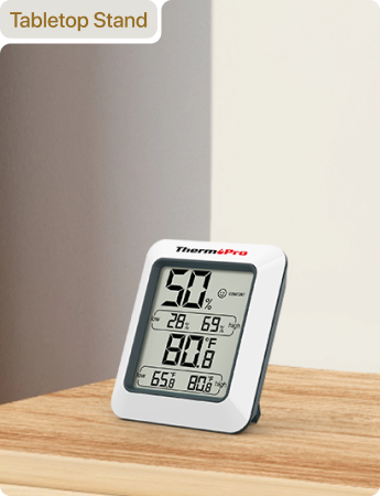TempPro TP50 3-Pack Digital Indoor Hygrometer/Thermometer