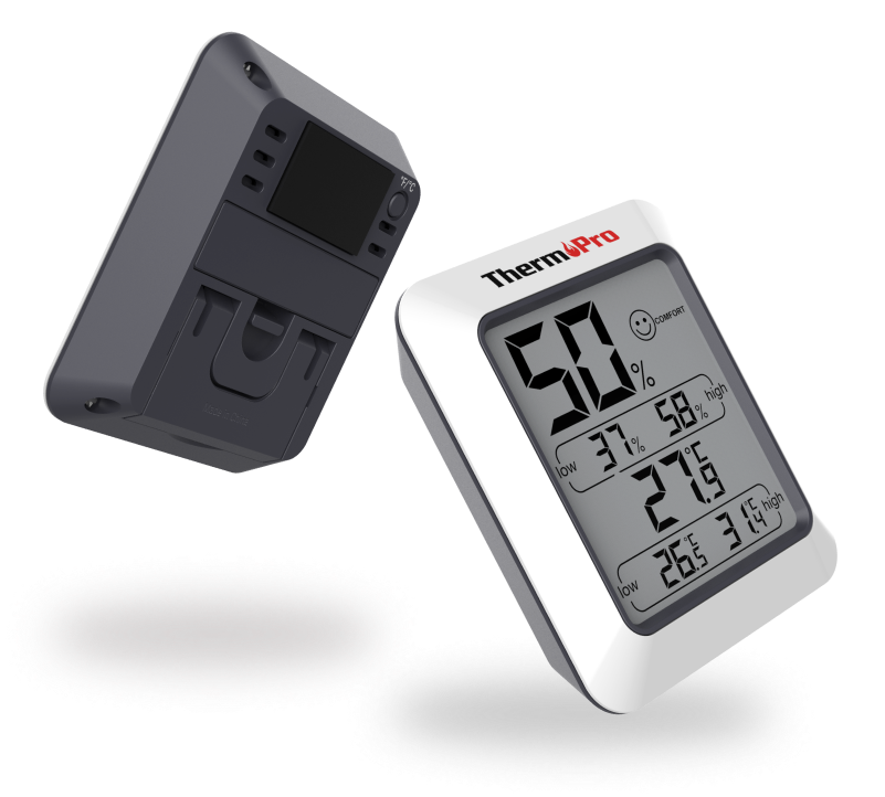 TempPro TP50 3-Pack Digital Indoor Hygrometer/Thermometer