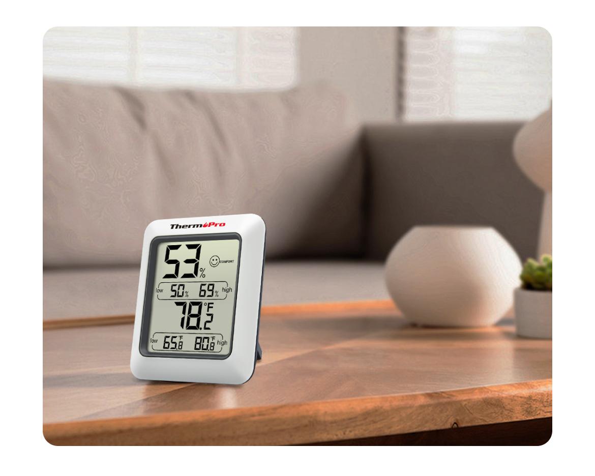 TempPro TP50 3-Pack Digital Indoor Hygrometer/Thermometer