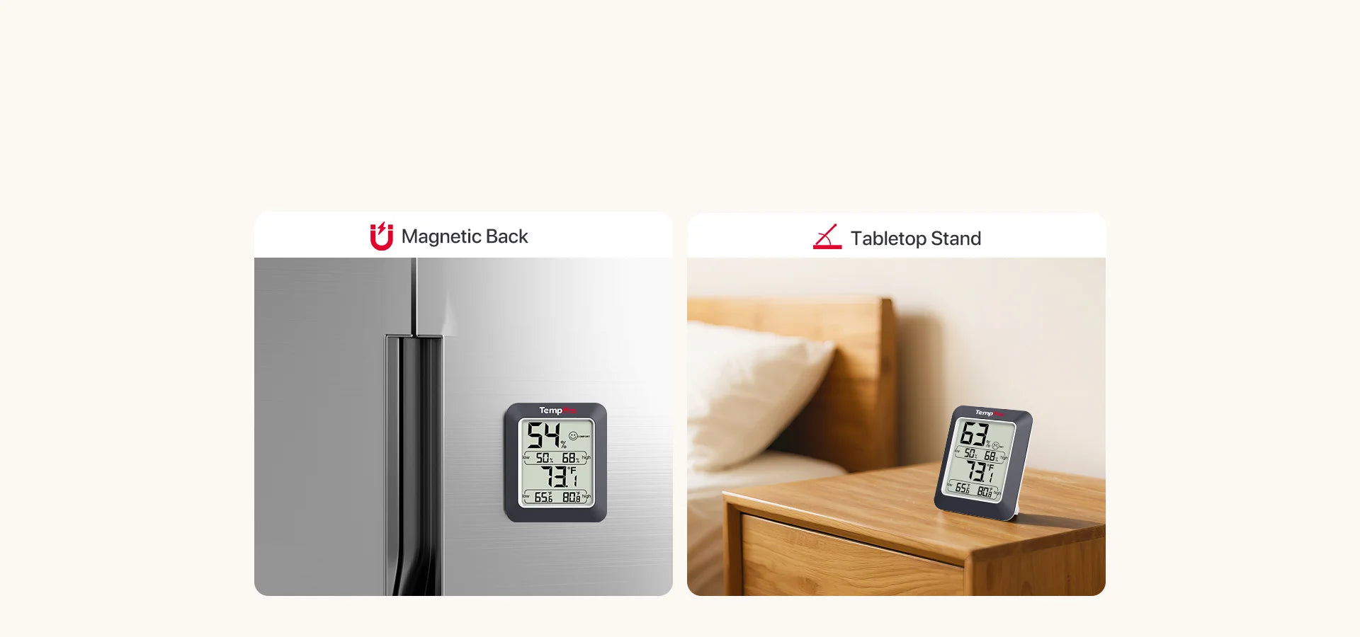 Higrómetro/termómetro digital para interiores ThermoPro TP50