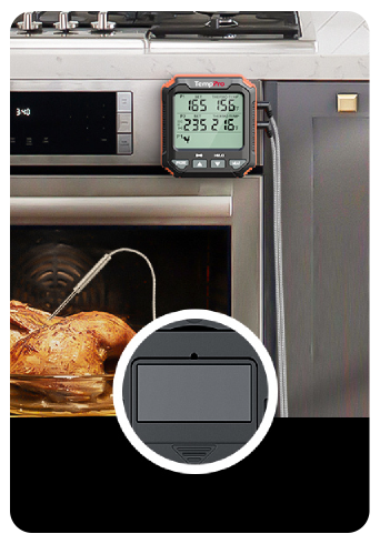 TempPro TP717 Leave-In Meat Thermometer — Oven & Grill Safe, Backlit Display