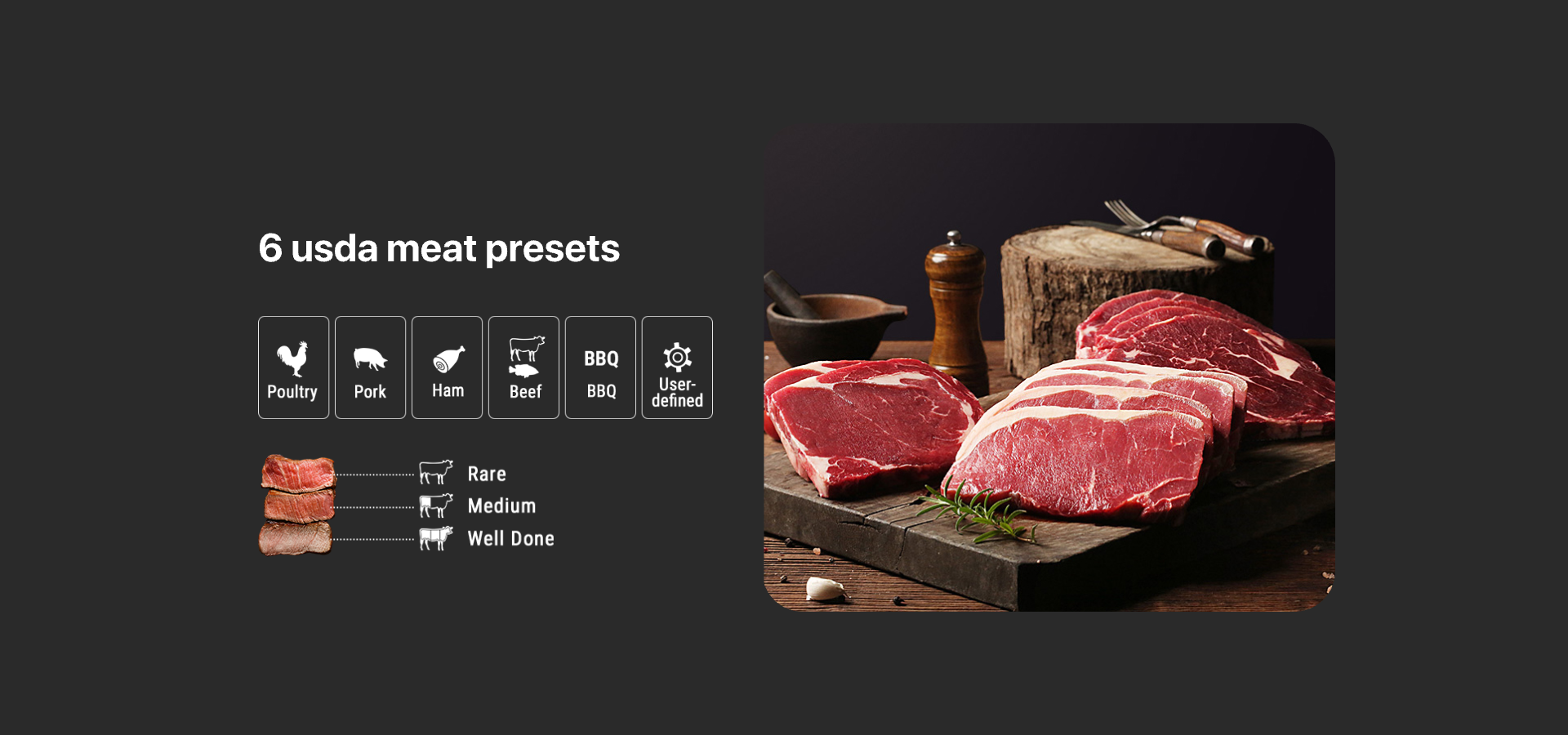 TempPro TP717 Leave-In Meat Thermometer — Oven & Grill Safe, Backlit Display